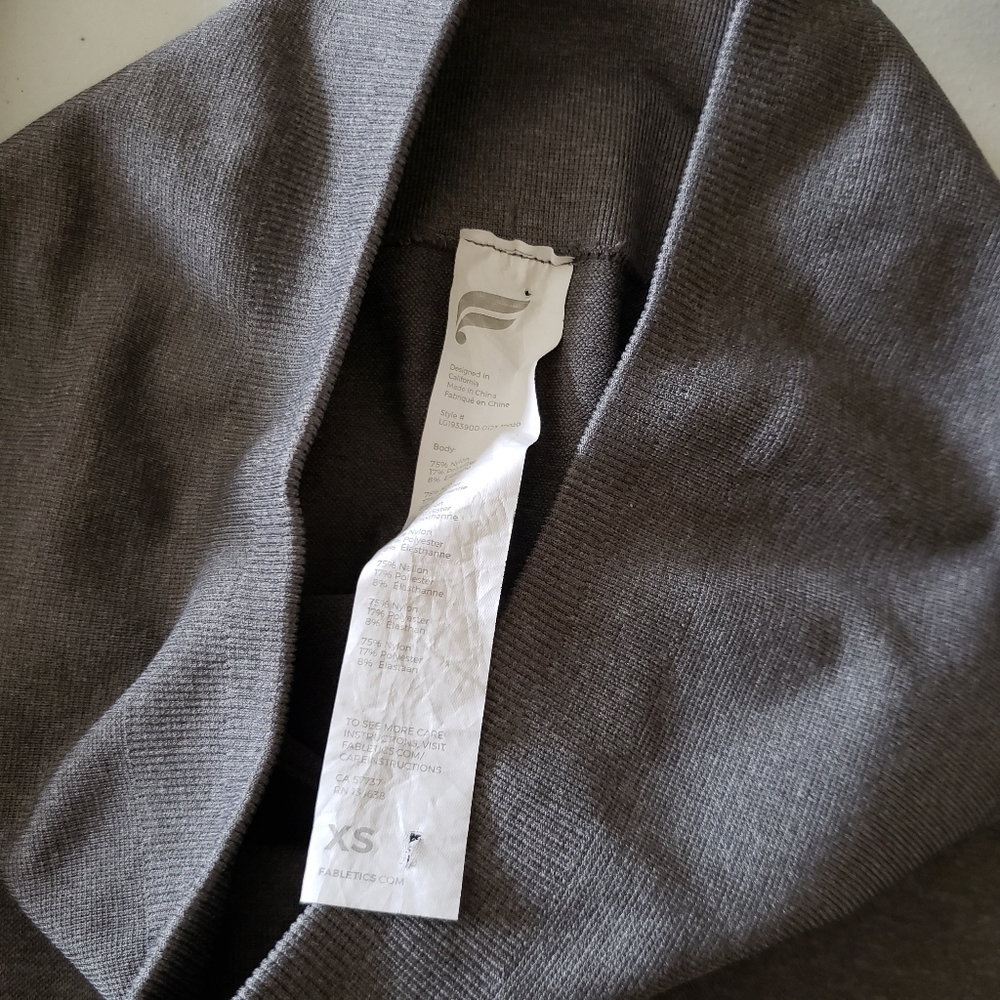 Fabletics Gray Cutout Workout Leggings - image 6